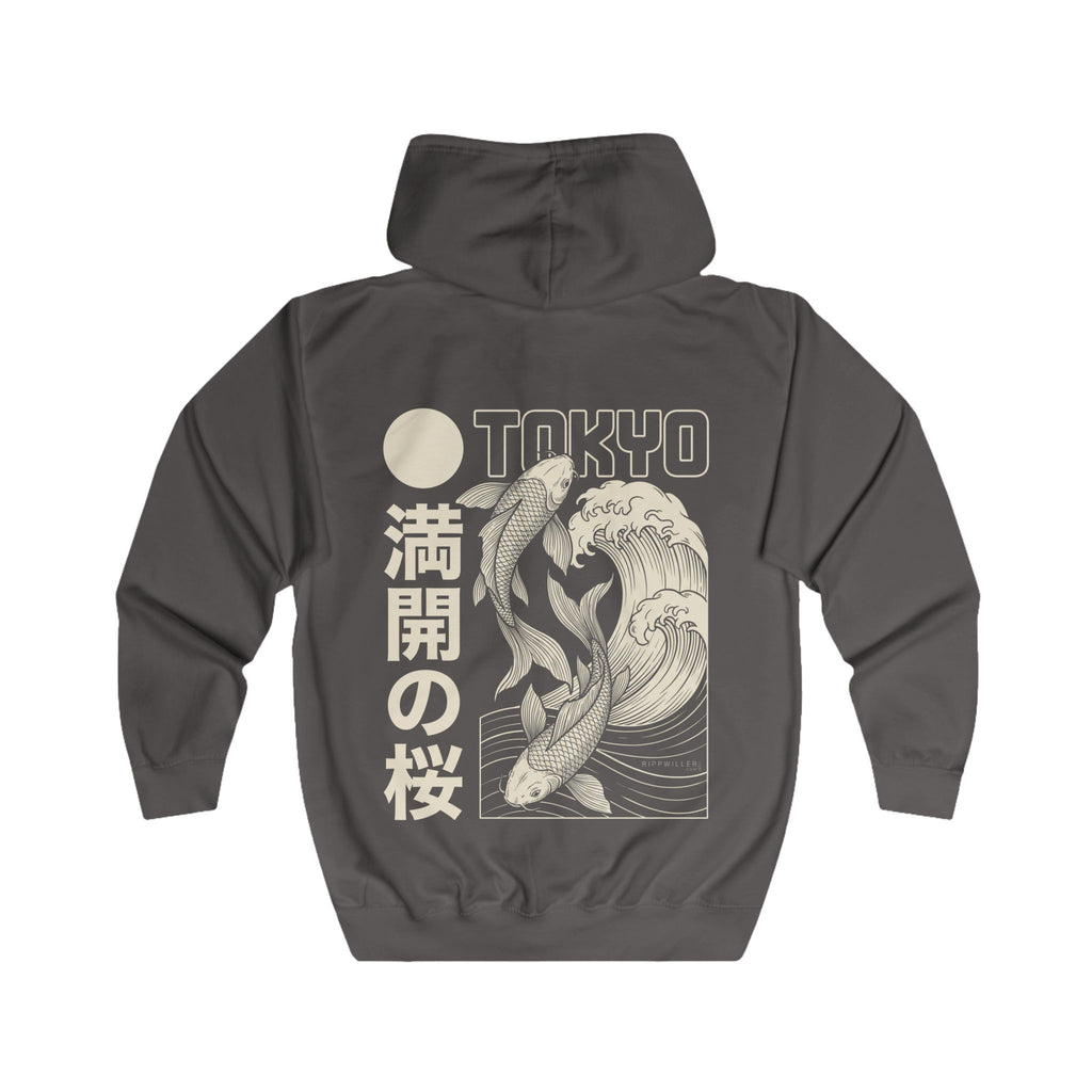 Rippwiller Koi Tradition Night Zip Hoodie