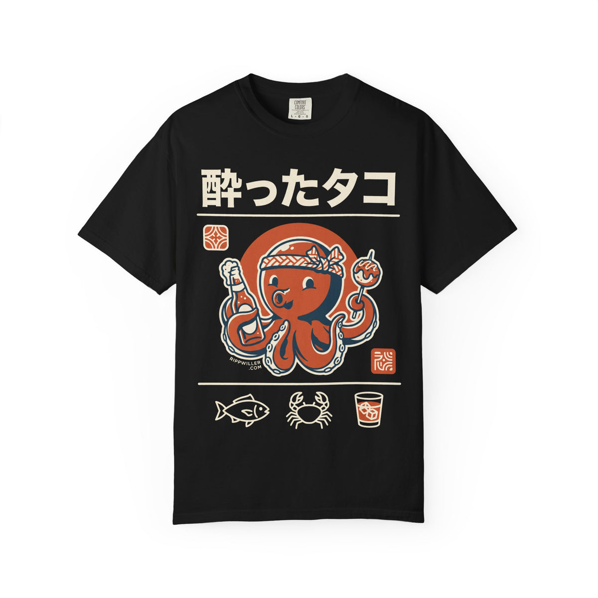 T-shirt Rippwiller Drunken Octopus Night