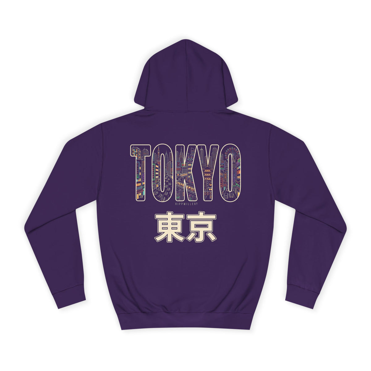 Rippwiller Tokyo Skyline Night Hoodie