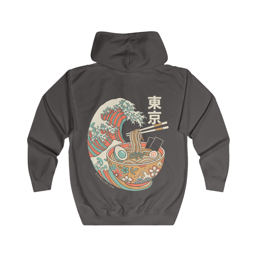 Rippwiller Ramen Wave Night Zip Hoodie