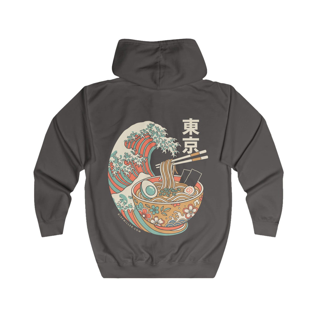 Rippwiller Ramen Wave Night Zip Hoodie