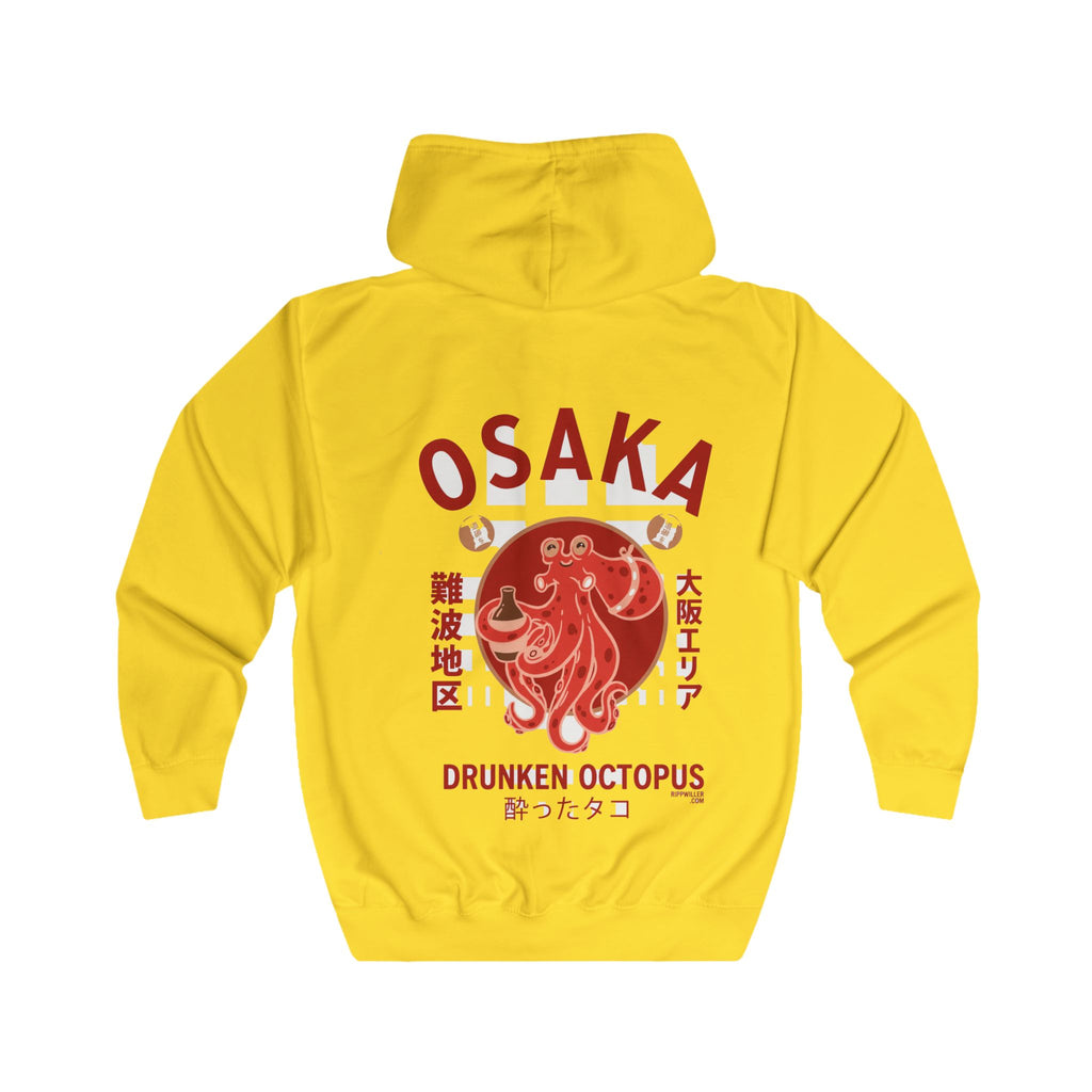 Rippwiller Osaka Red Zip Hoodie