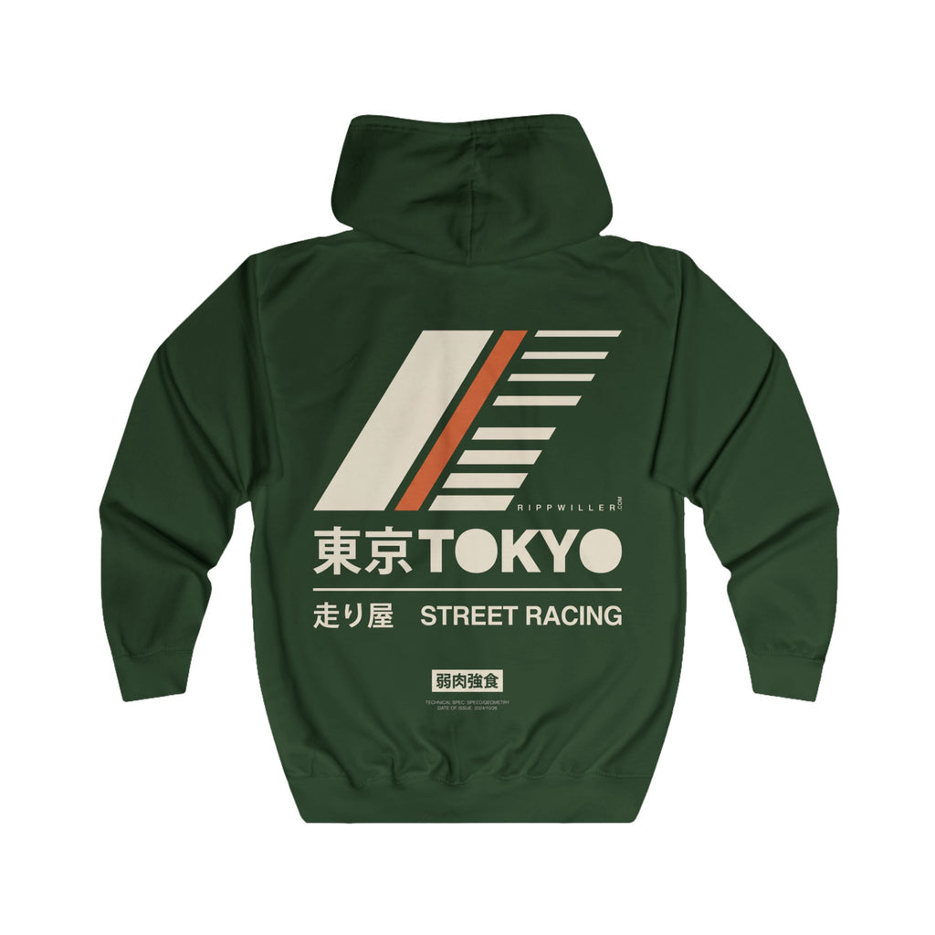 Rippwiller Street Racing Night Zip Hoodie