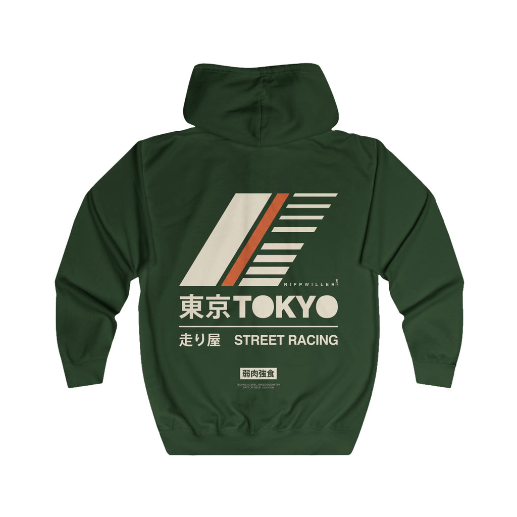 Rippwiller Street Racing Night Zip Hoodie