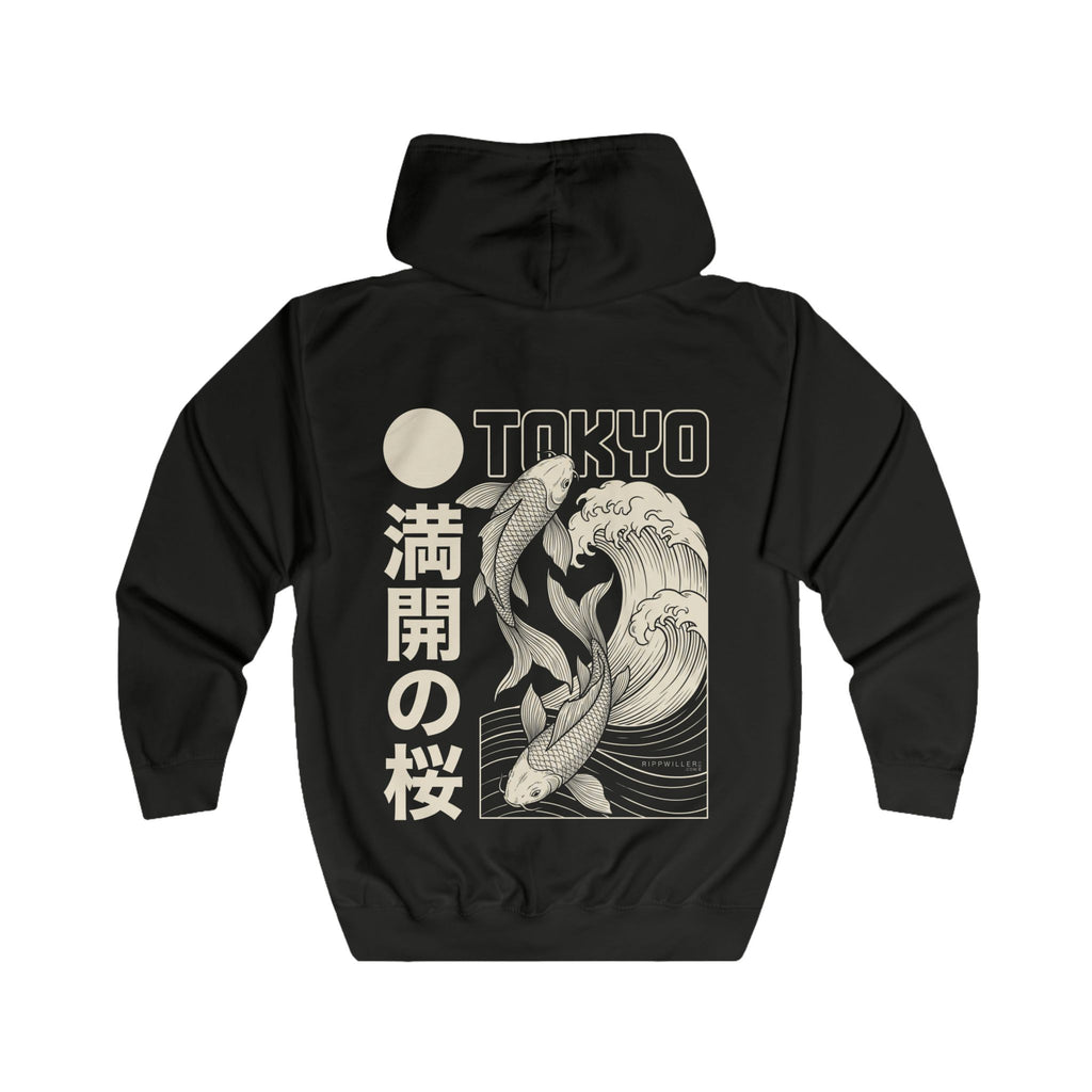 Rippwiller Koi Tradition Night Zip Hoodie