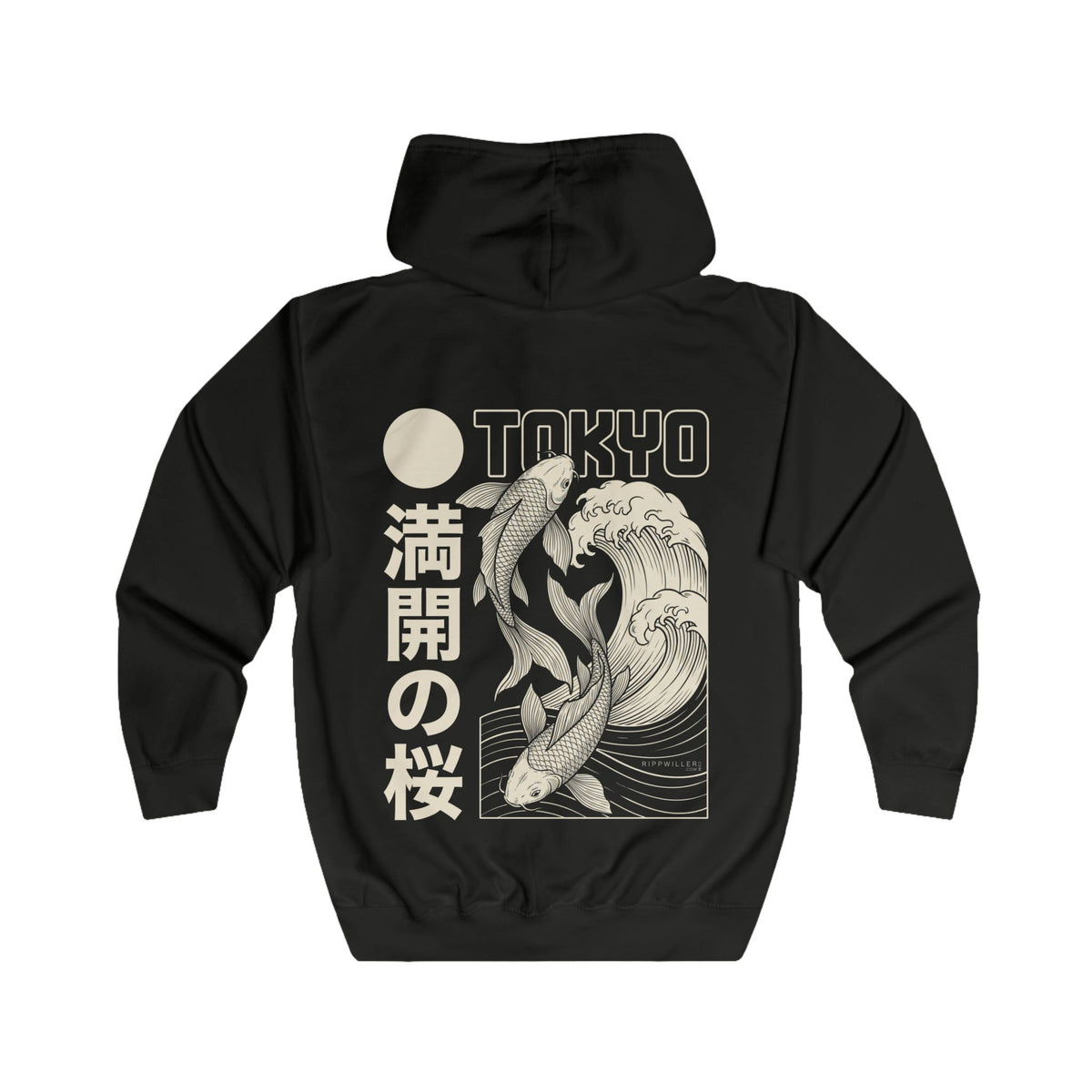 Rippwiller Koi Tradition Night Zip Hoodie