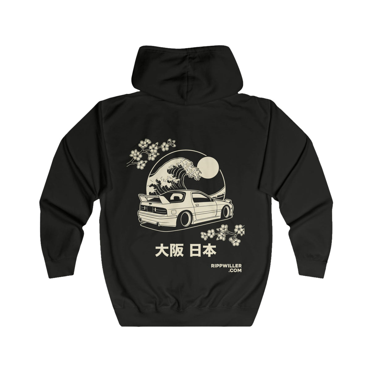 Rippwiller Night Runner Night Zip Hoodie