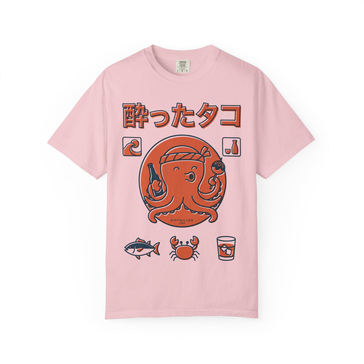 T-shirt Rippwiller Drunken Octopus