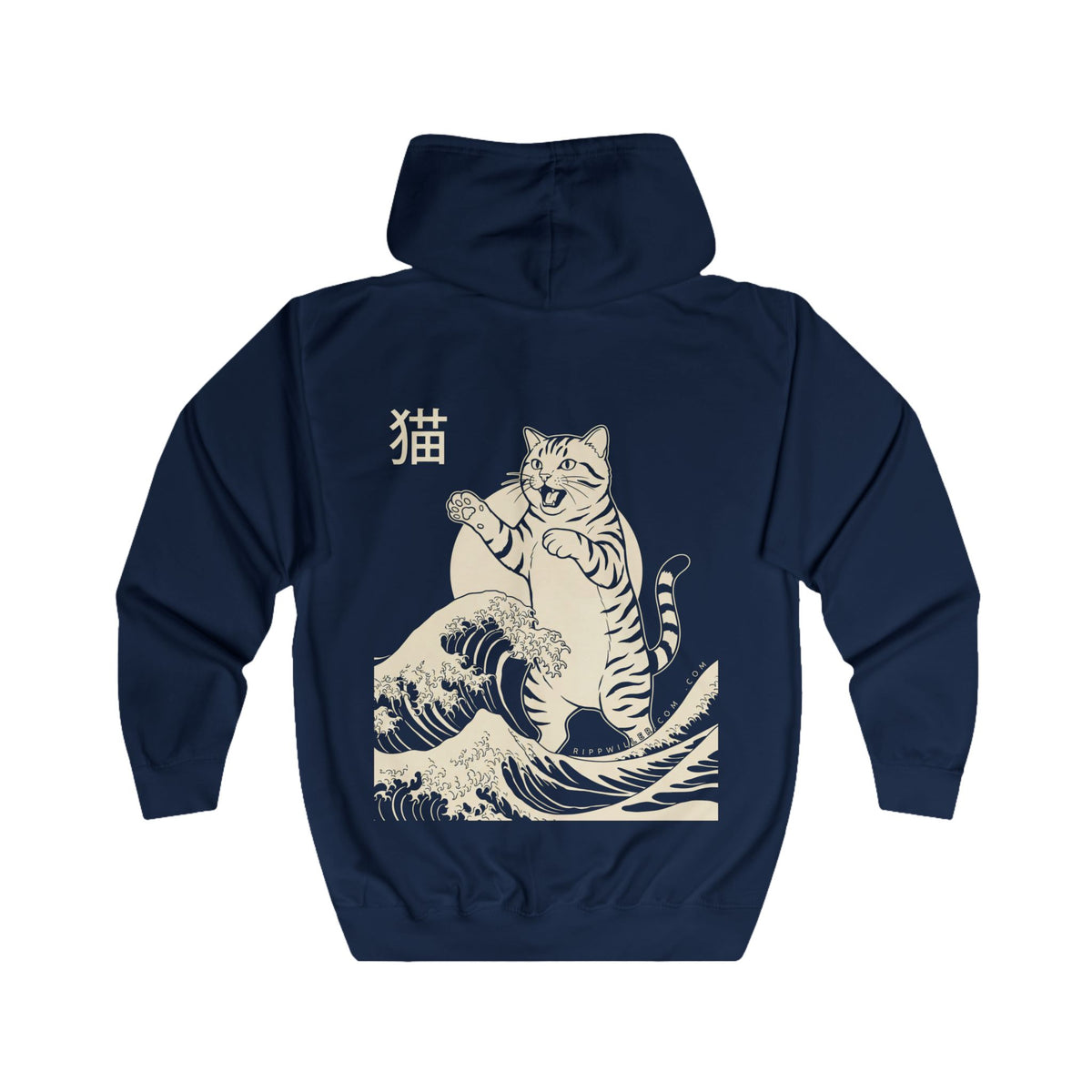 Rippwiller Kaiju Cat Night Zip Hoodie