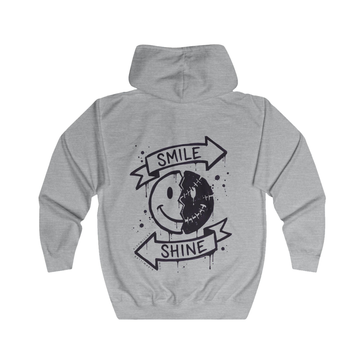 Rippwiller Smile Shine Zip Hoodie