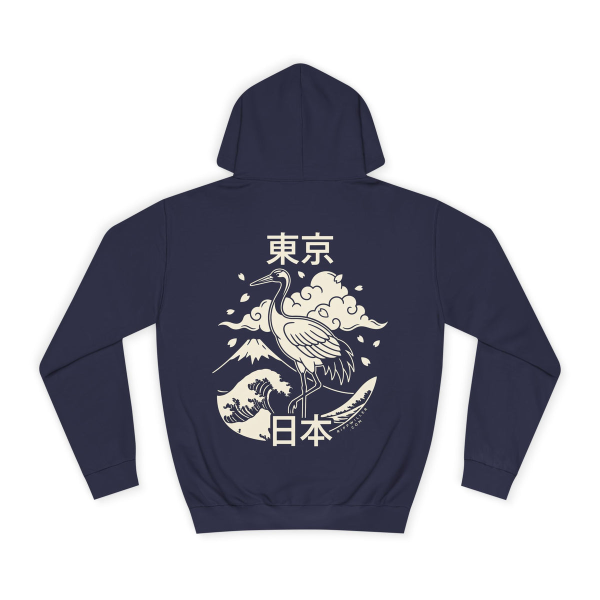 Rippwiller Tokyo Crane Night Hoodie