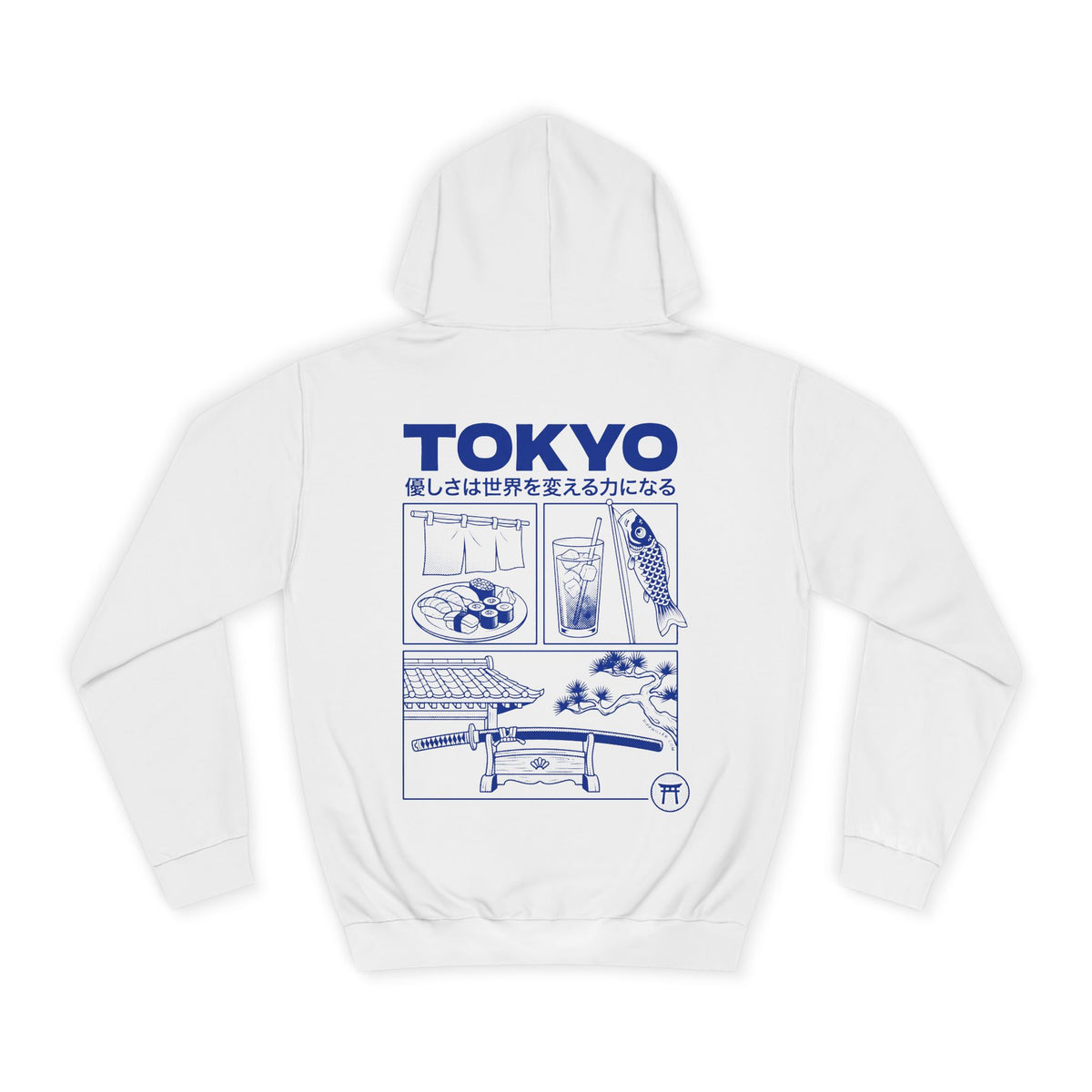 Rippwiller Tokyo Blue Hoodie