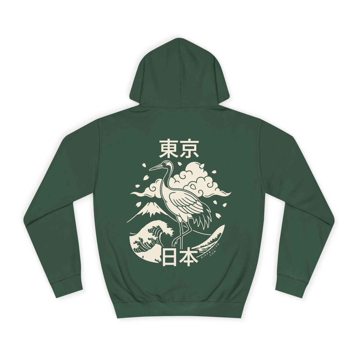 Rippwiller Tokyo Crane Night Hoodie