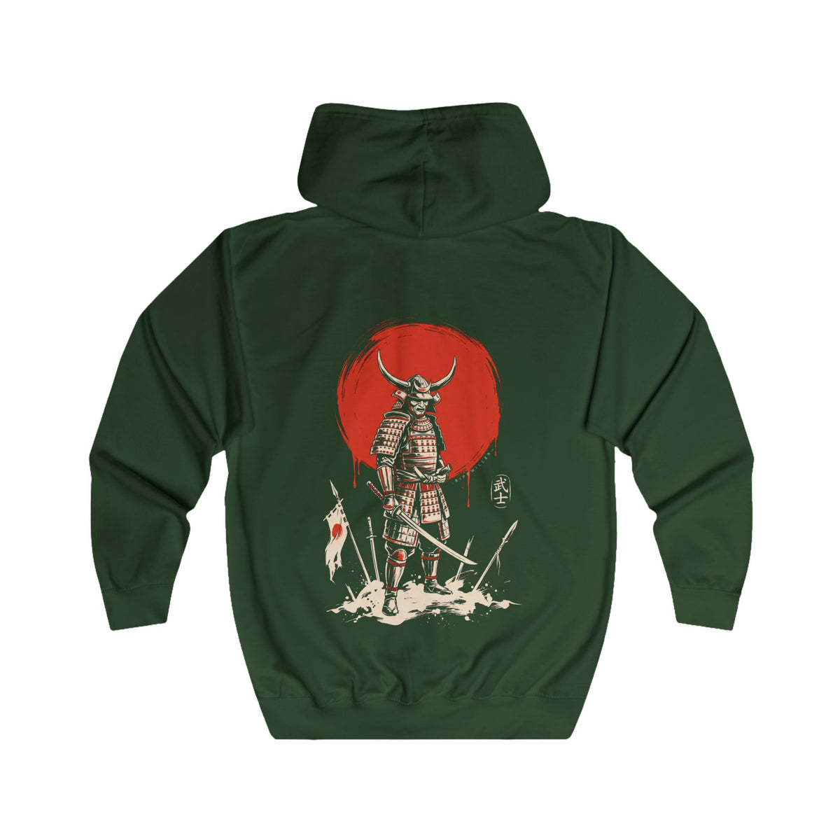 Rippwiller Ink Samurai Night Zip Hoodie