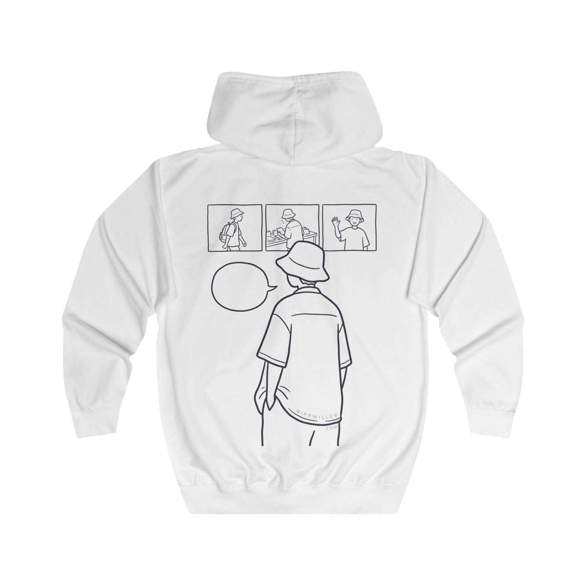 Rippwiller Bucket Kid Zip Hoodie