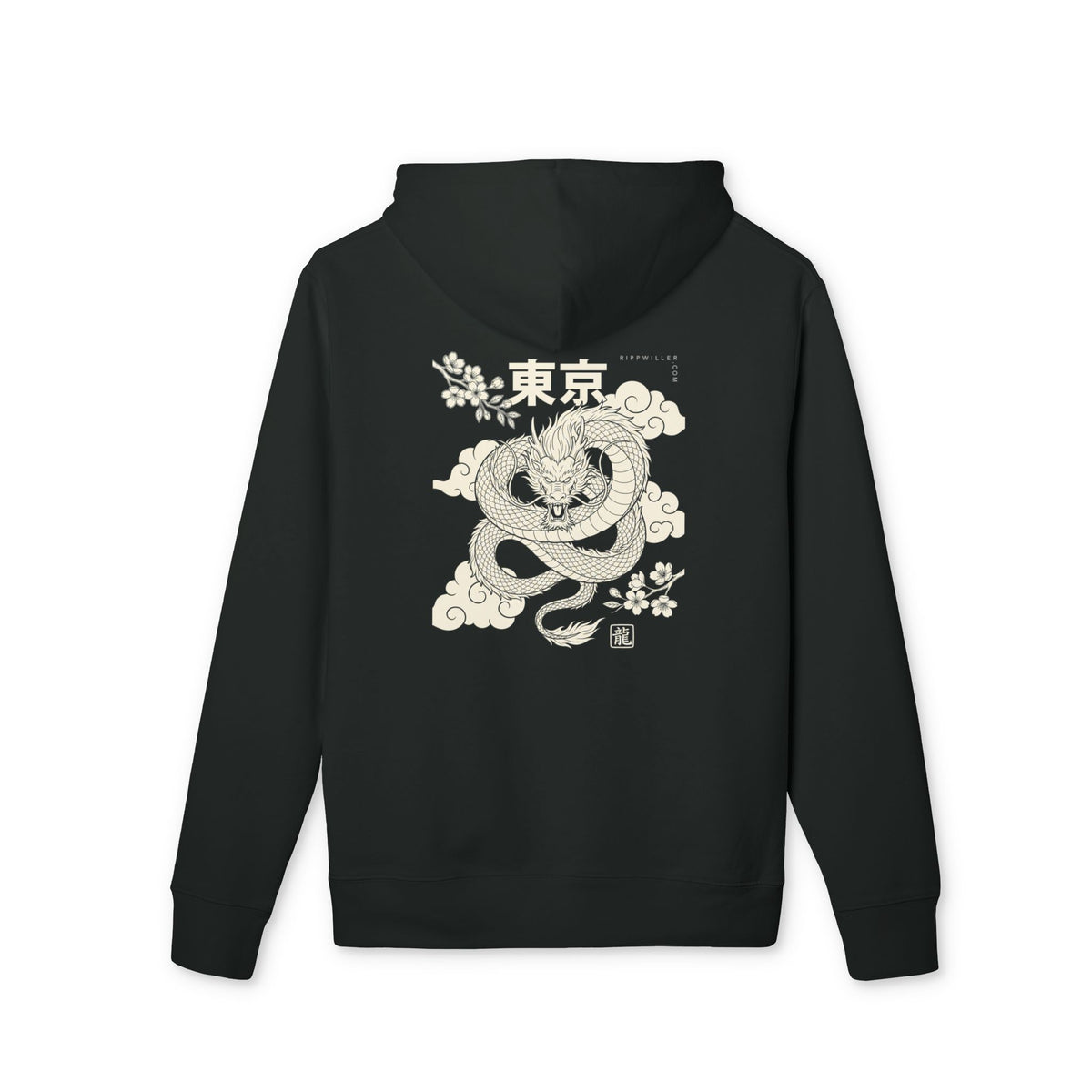 Rippwiller Green Dragon Night Hoodie