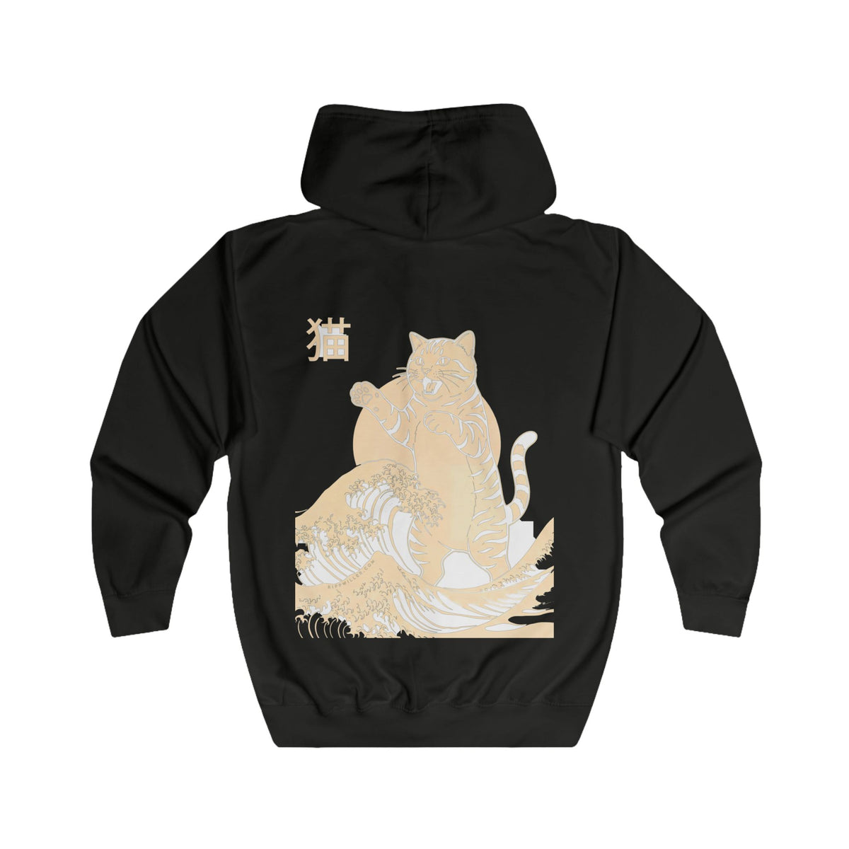 Rippwiller Kaiju Cat Night Zip Hoodie