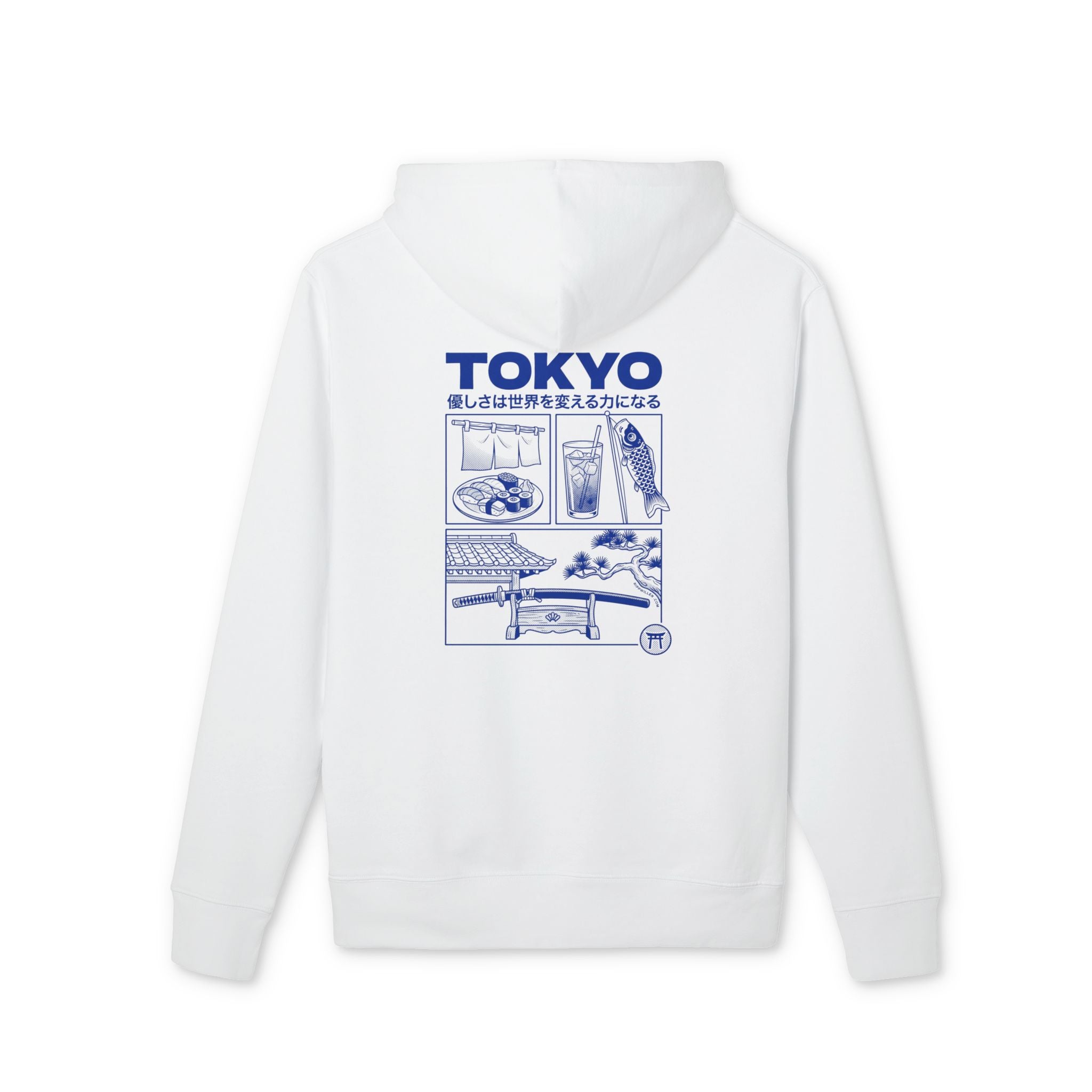 Rippwiller Tokyo Blue Hoodie