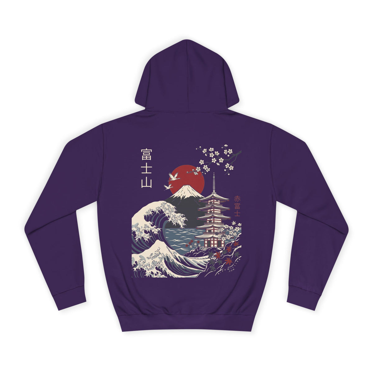 Rippwiller Red Fuji Night Hoodie