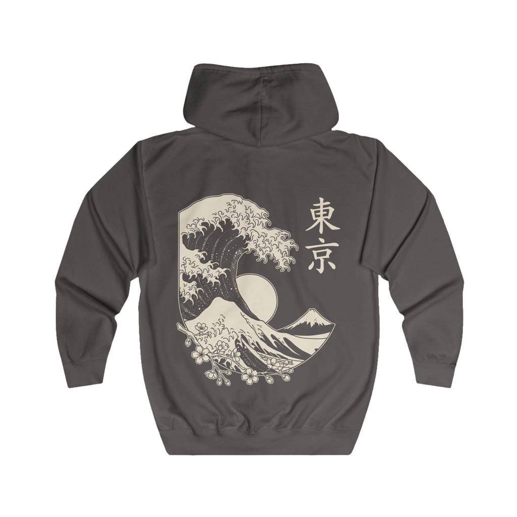 Rippwiller Great Wave Night Zip Hoodie