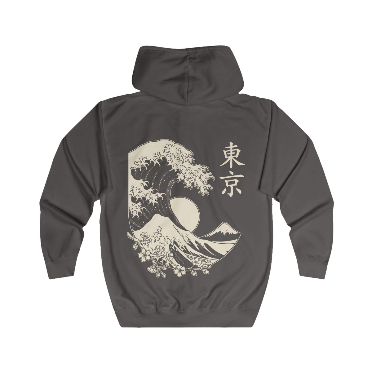 Rippwiller Great Wave Night Zip Hoodie