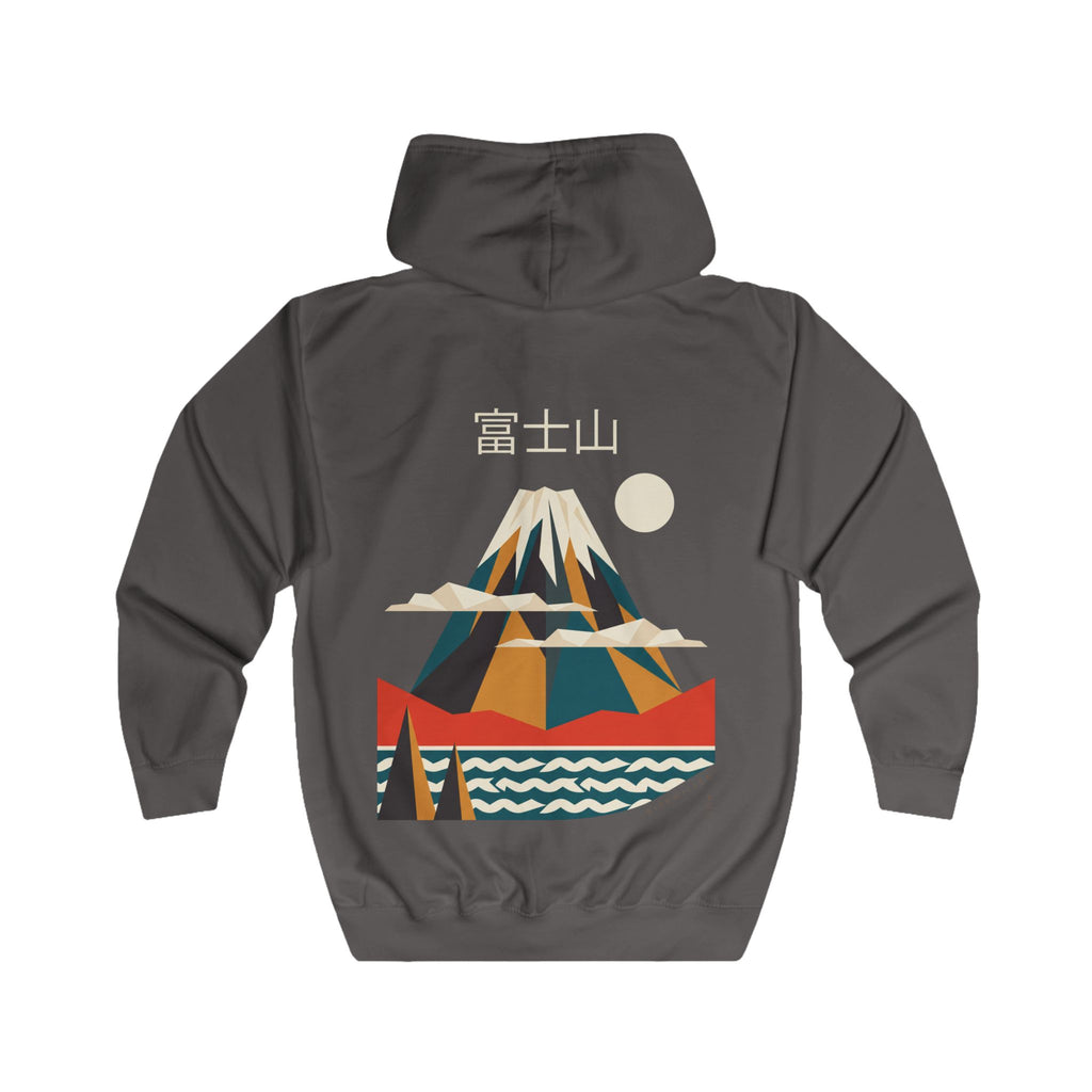 Rippwiller Fuji Poster Night Zip Hoodie