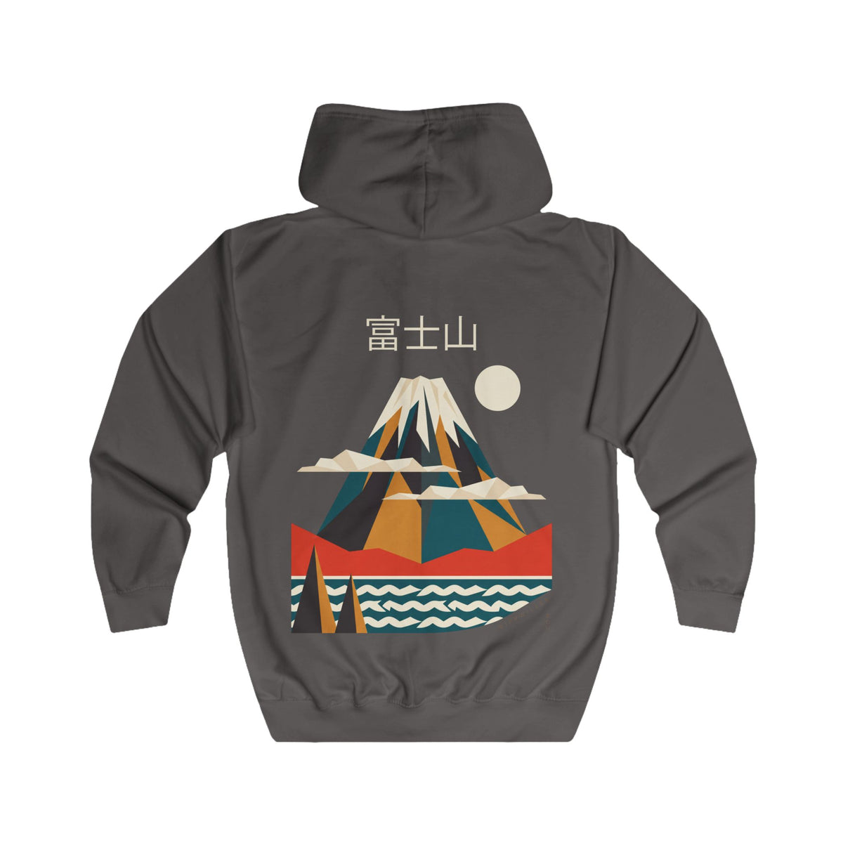 Rippwiller Fuji Poster Night Zip Hoodie