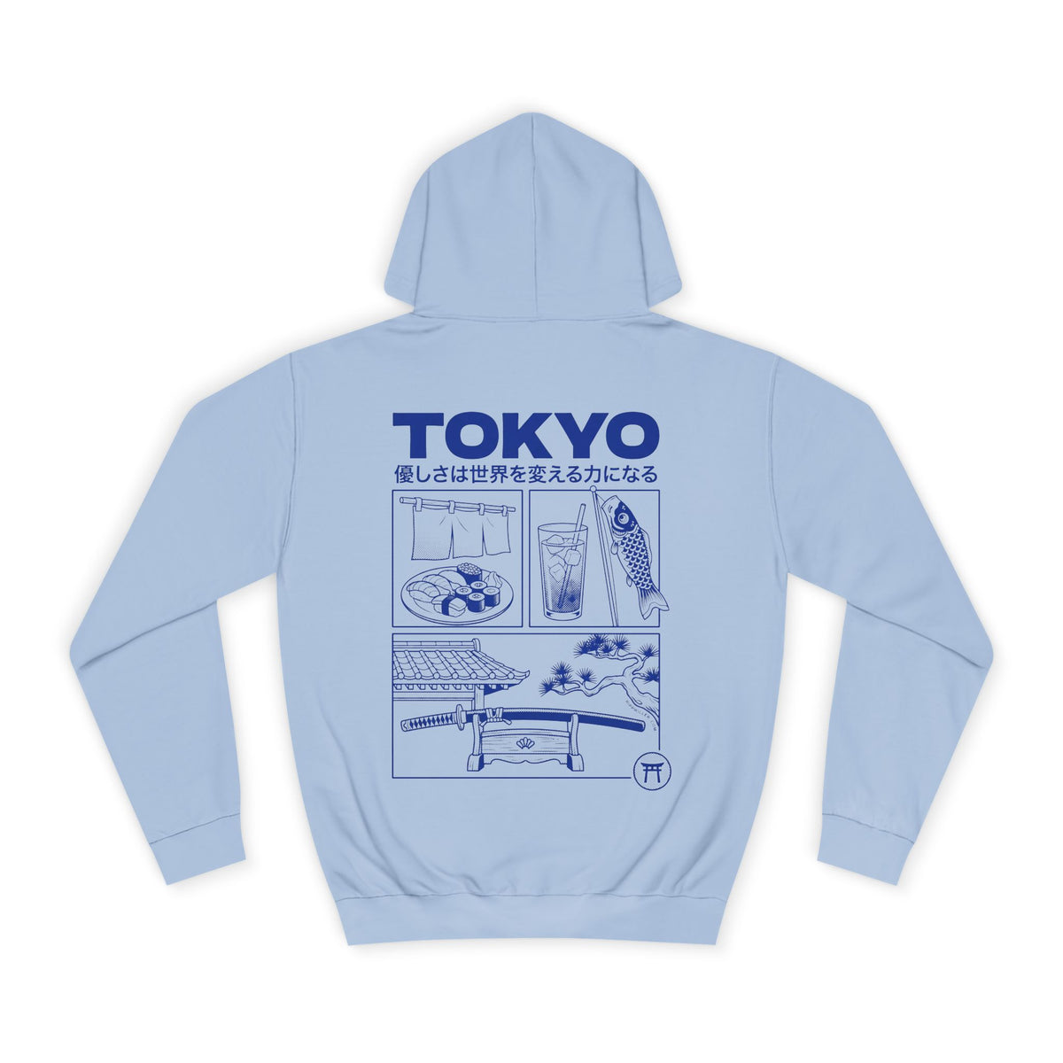Rippwiller Tokyo Blue Hoodie