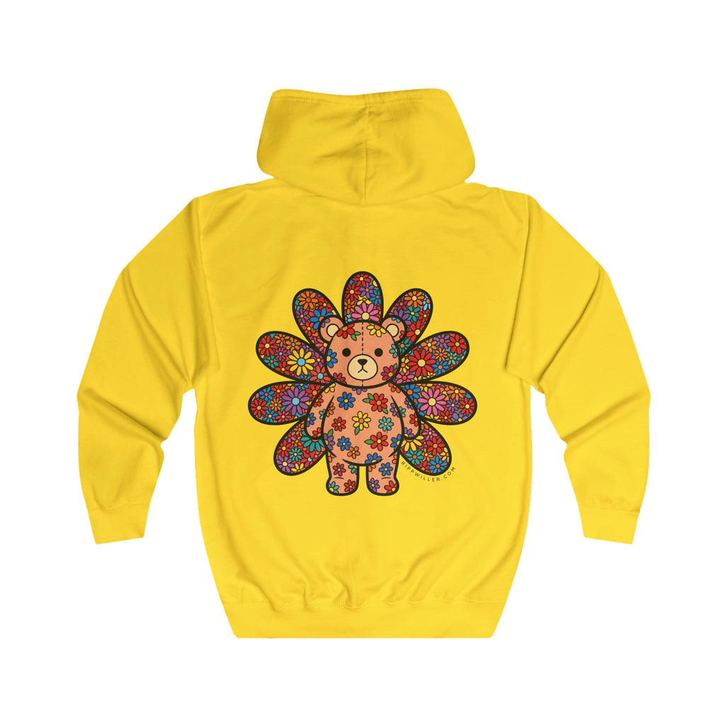 Rippwiller Flower Bear Zip Hoodie
