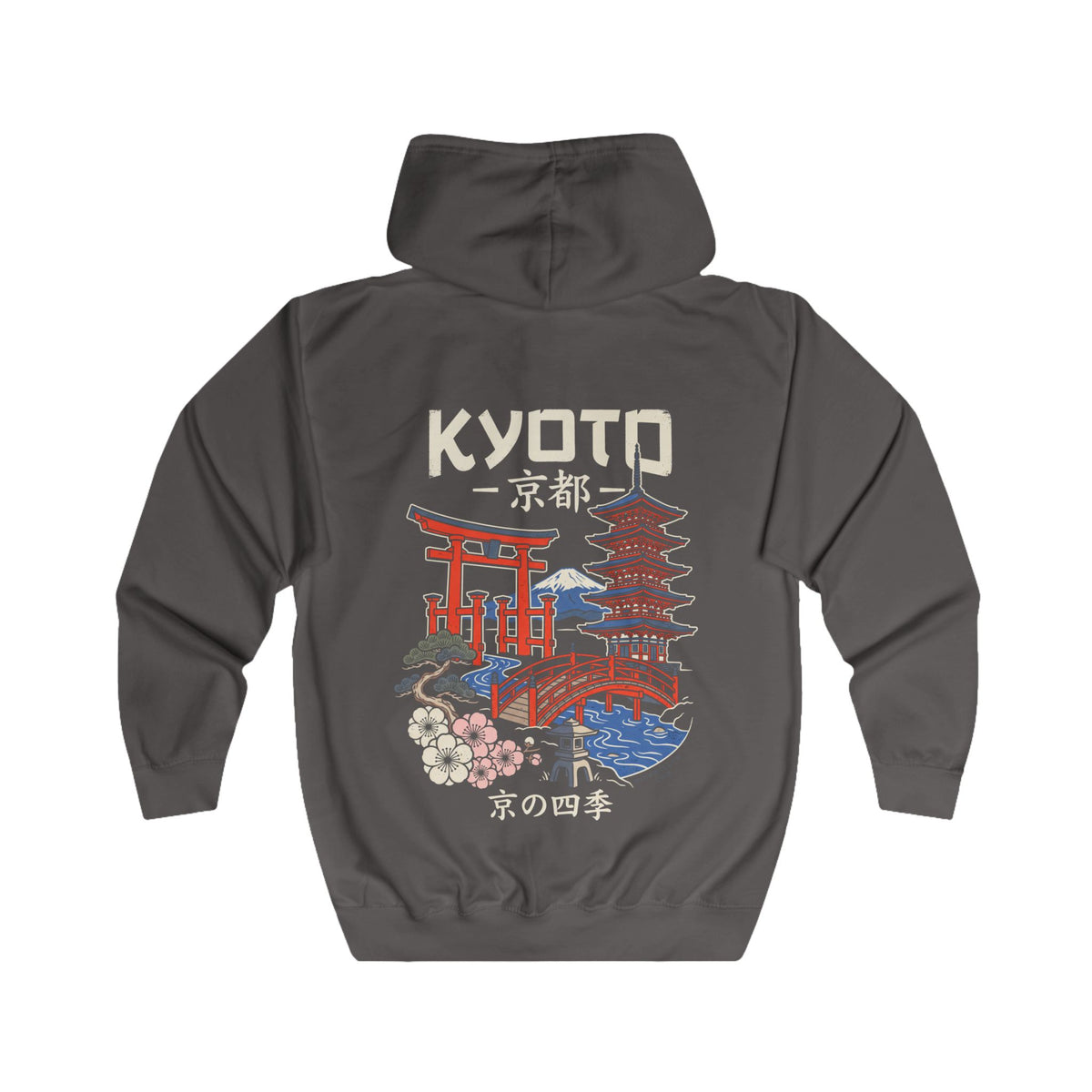 Rippwiller Kyoto Scenes Night Zip Hoodie