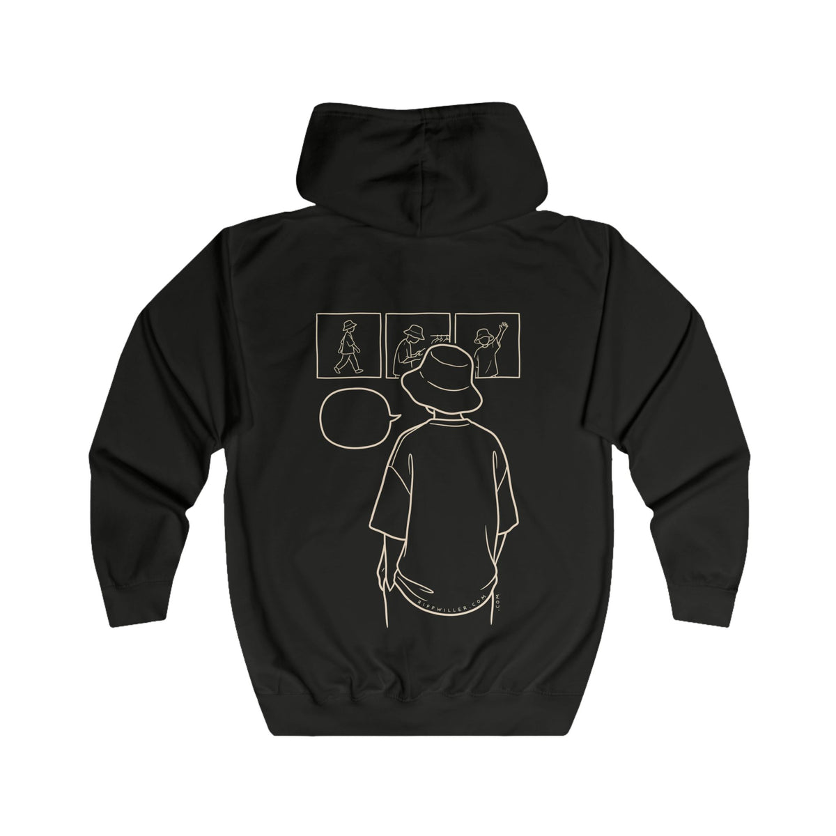 Rippwiller Bucket Kid Night Zip Hoodie