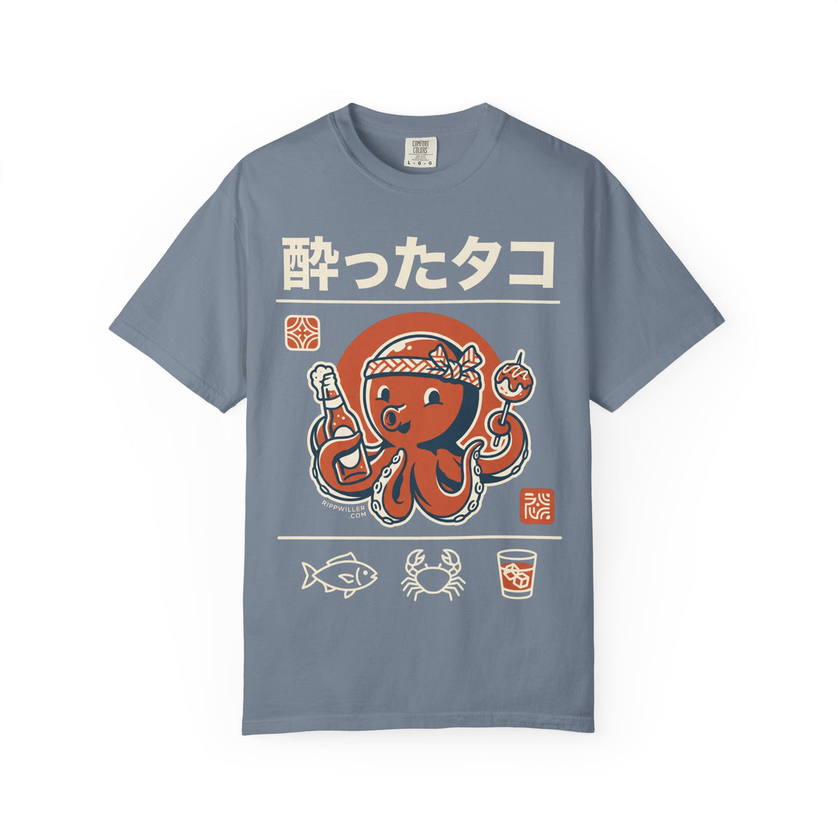 T-shirt Rippwiller Drunken Octopus Night
