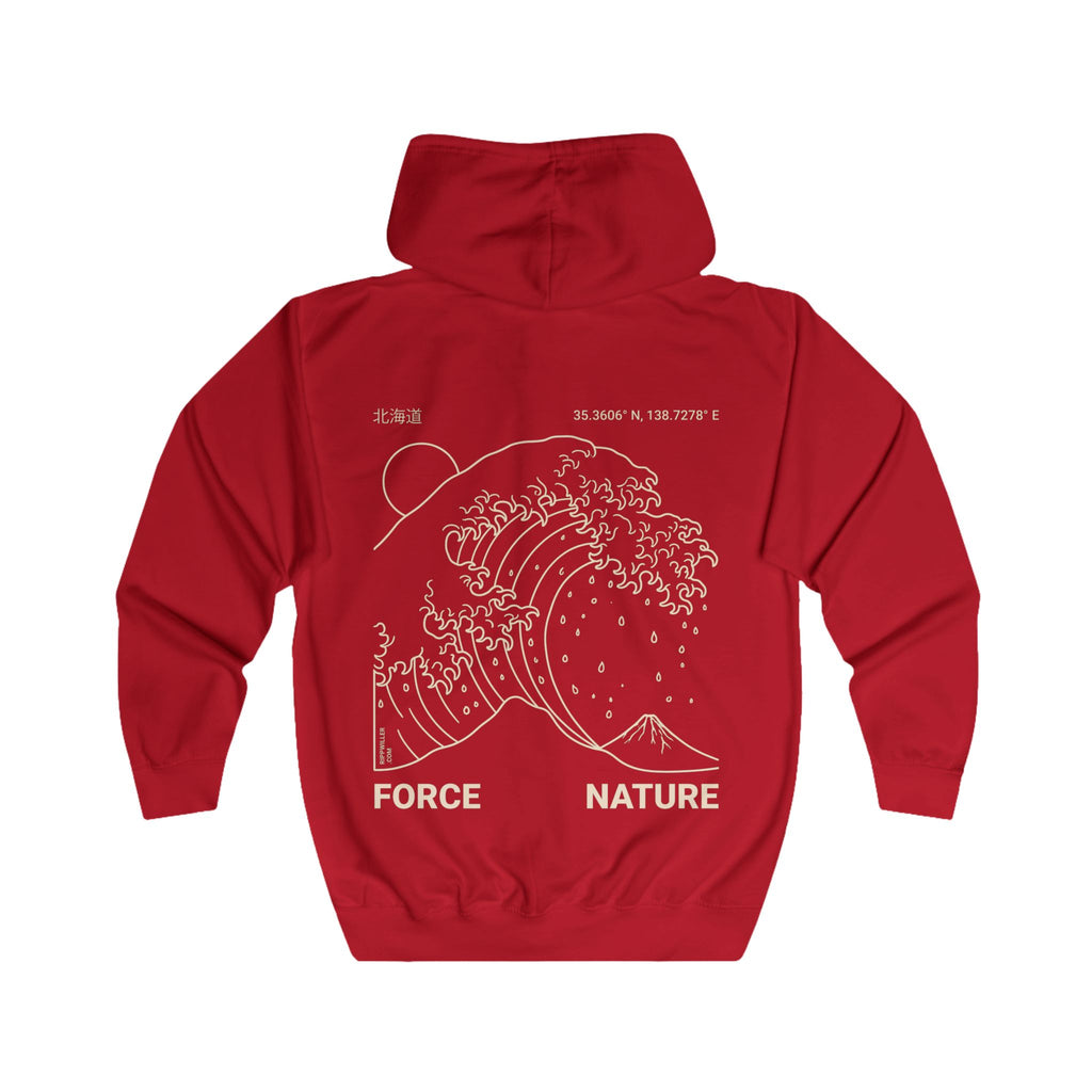 Rippwiller Hokkaido Wave Night Zip Hoodie