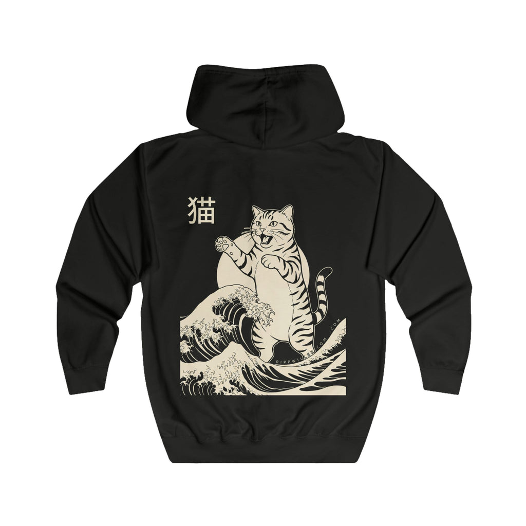 Rippwiller Kaiju Cat Night Zip Hoodie