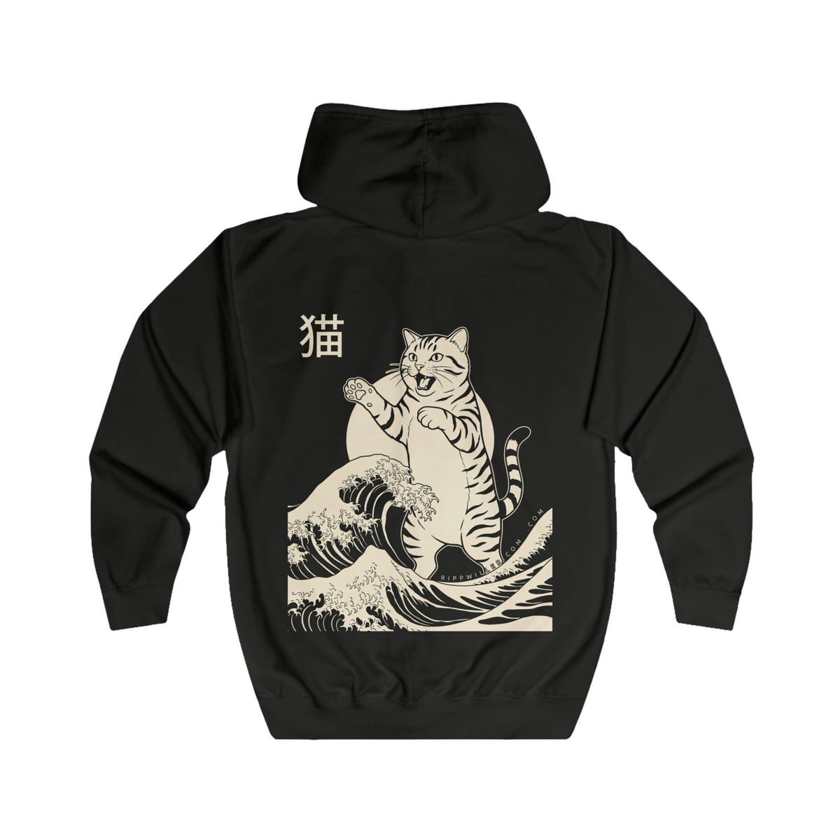 Rippwiller Kaiju Cat Night Zip Hoodie