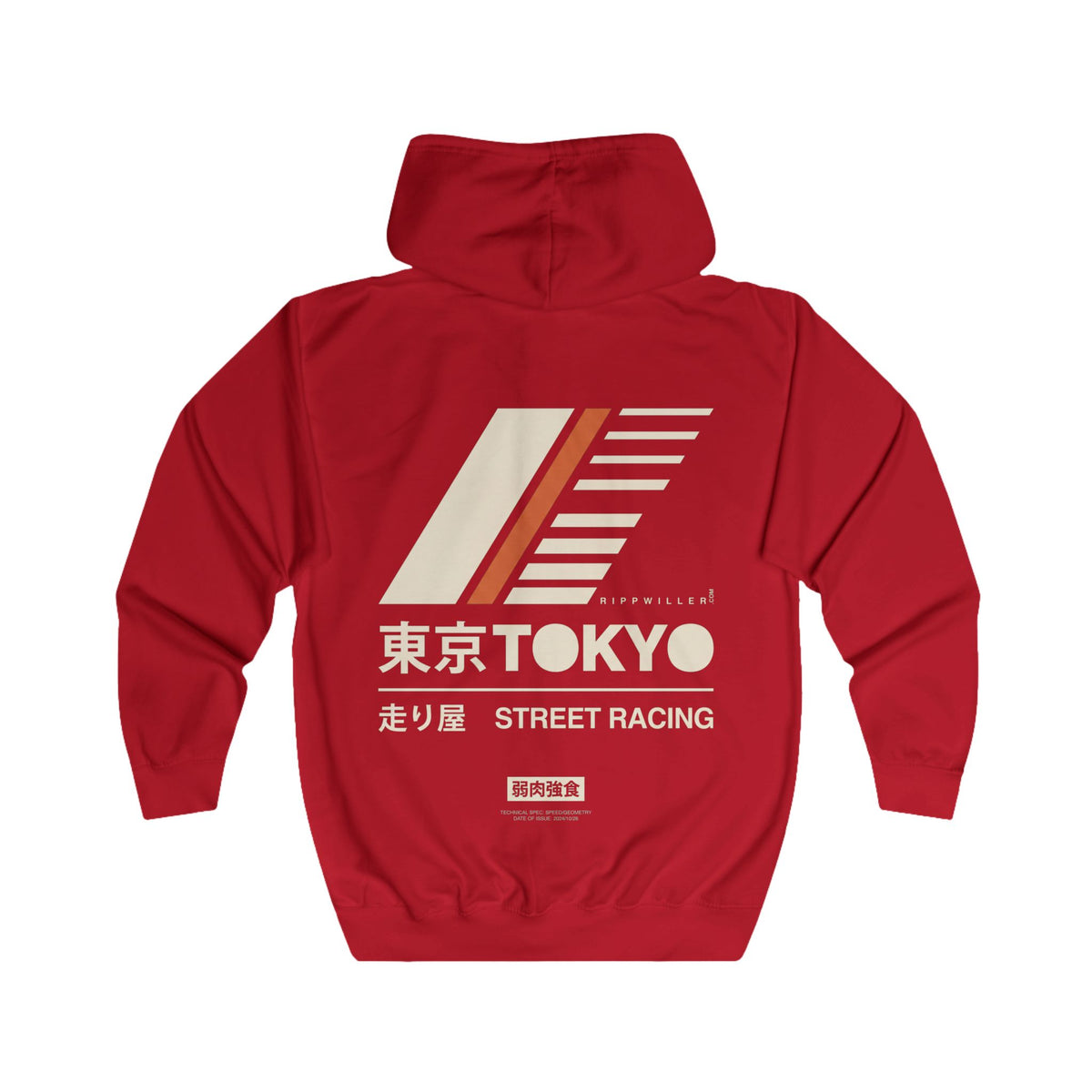 Rippwiller Street Racing Night Zip Hoodie