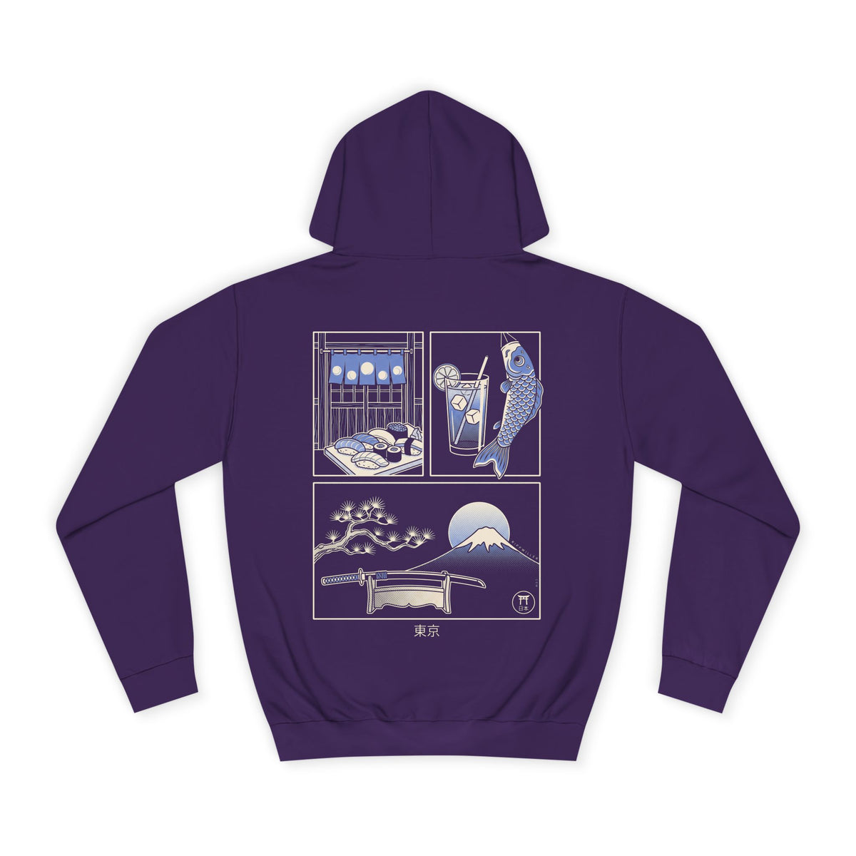 Rippwiller Tokyo Panels Night Hoodie