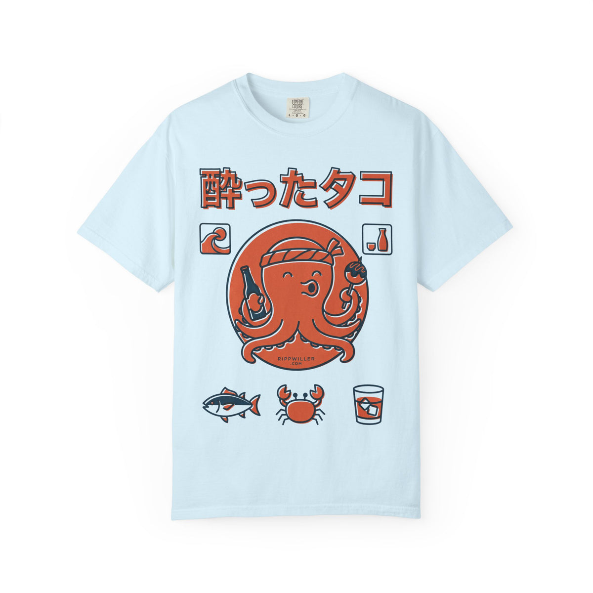 T-shirt Rippwiller Drunken Octopus