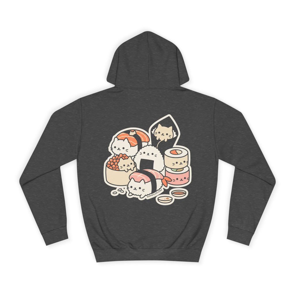 Rippwiller Sushi Cats Night Hoodie