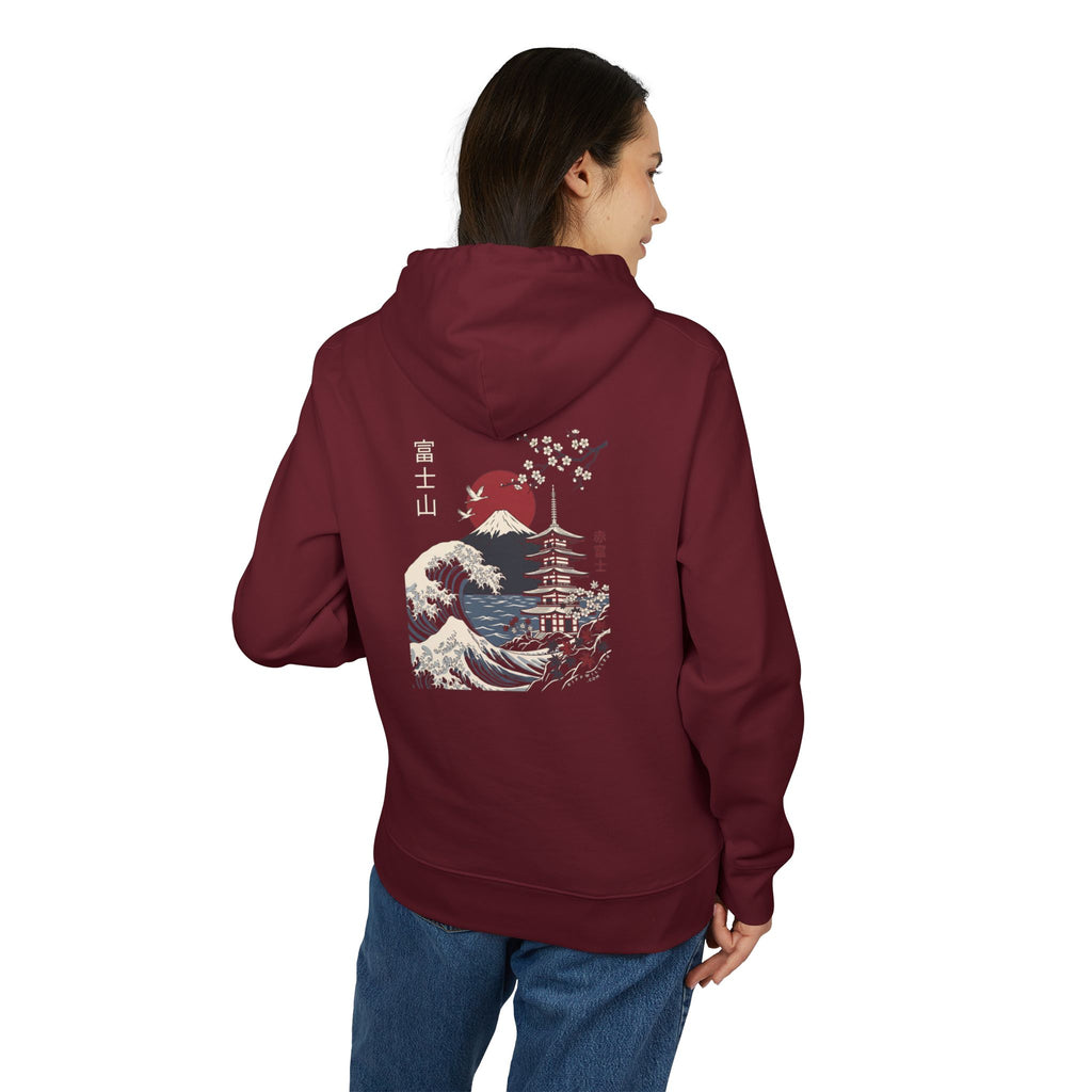 Rippwiller Red Fuji Night Hoodie