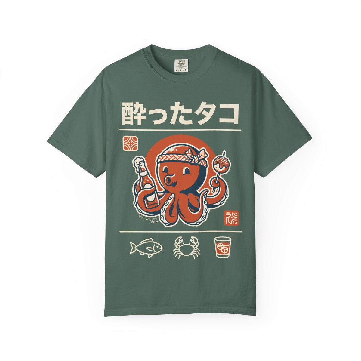 T-shirt Rippwiller Drunken Octopus Night
