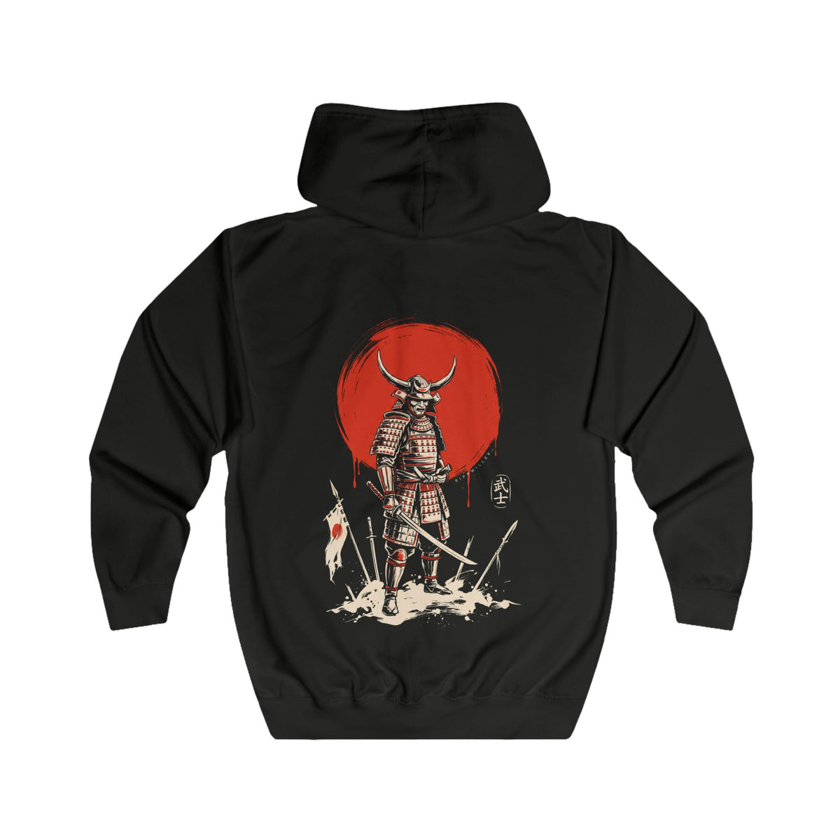 Rippwiller Ink Samurai Night Zip Hoodie