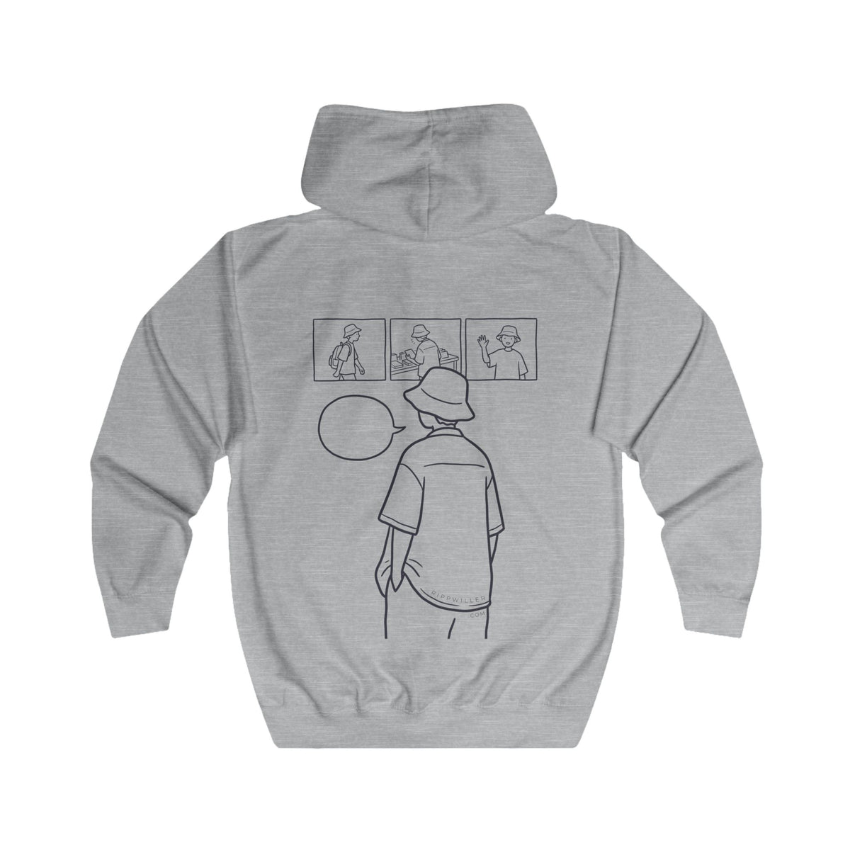 Rippwiller Bucket Kid Zip Hoodie