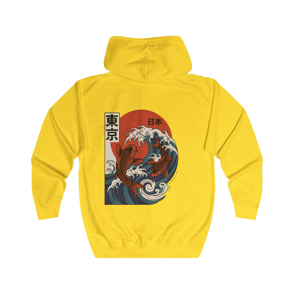 Rippwiller Tokyo Koi Zip Hoodie