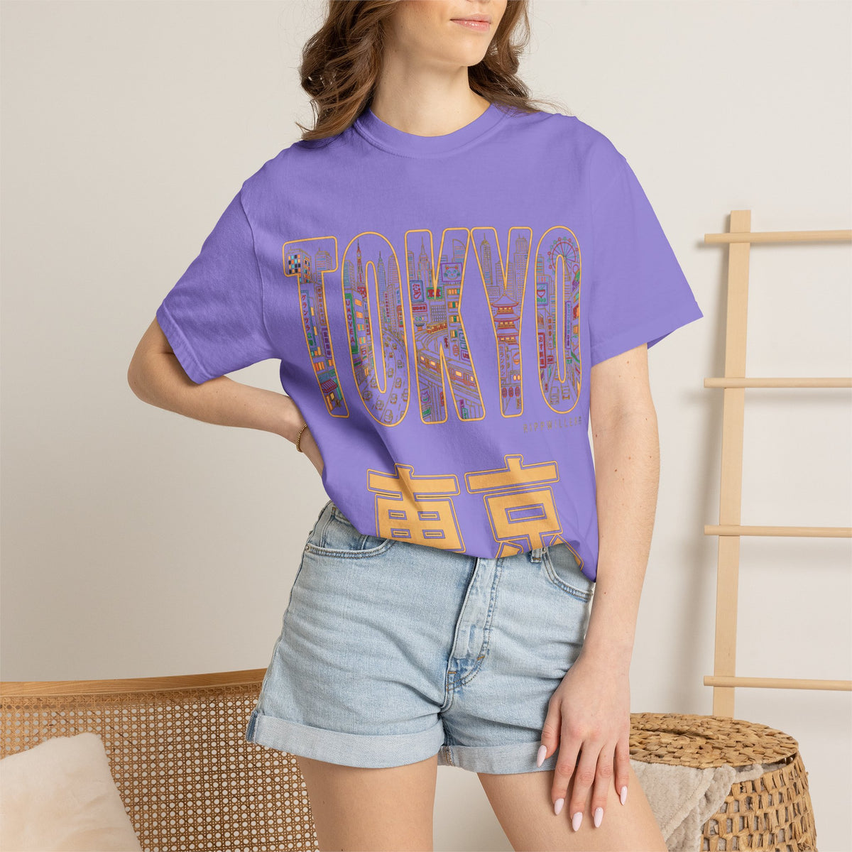 Rippwiller Tokyo Skyline Night Tee