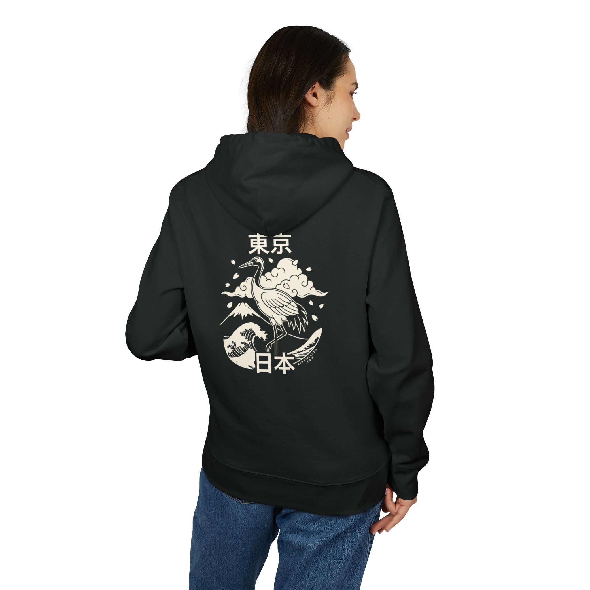 Rippwiller Tokyo Crane Night Hoodie