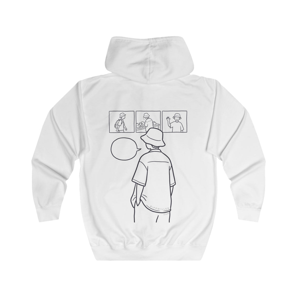 Rippwiller Bucket Kid Zip Hoodie