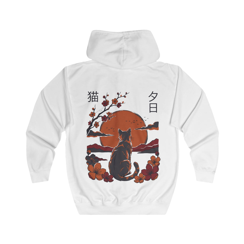 Rippwiller Evening Cat Zip Hoodie