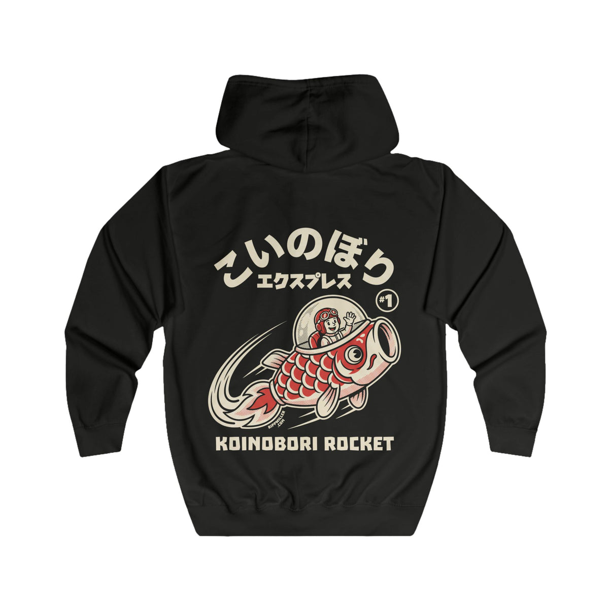 Rippwiller Koinobori Express Night Zip Hoodie