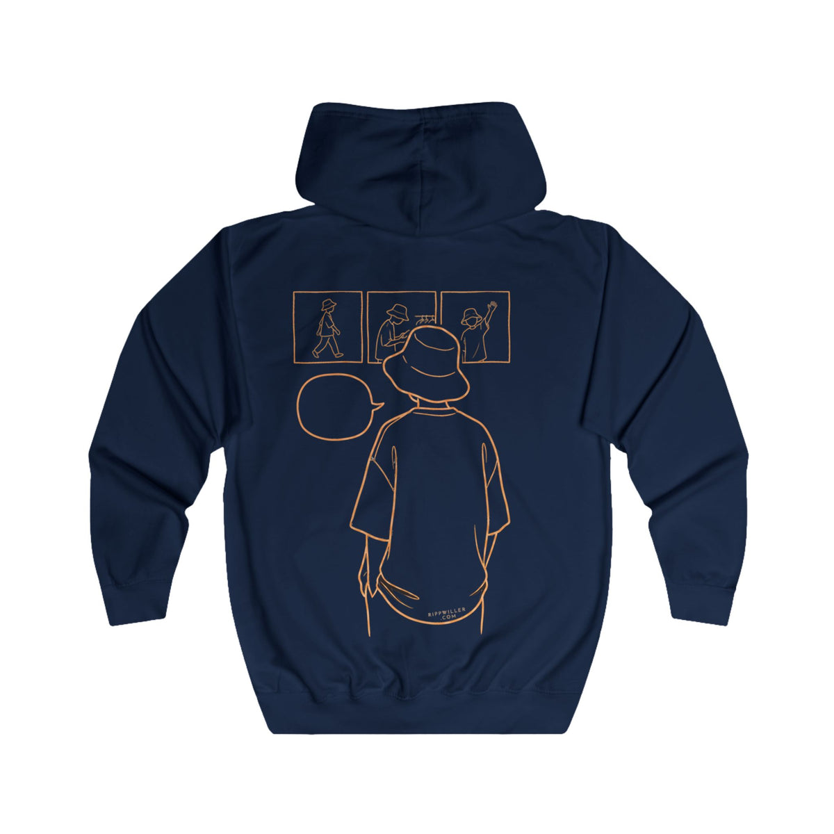 Rippwiller Bucket Kid Night Zip Hoodie